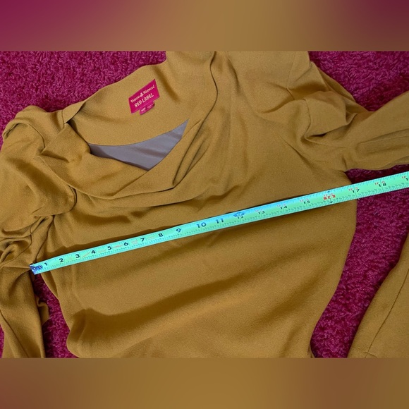 Vivienne Westwood RED LABEL DRESS AW15 NEW IT 40 Mustard - Picture 13 of 16